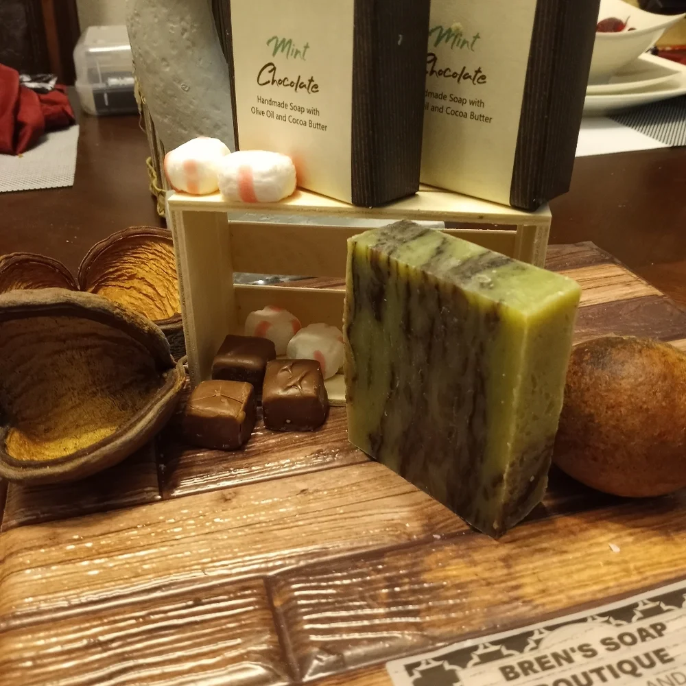 Mint Chocolate Scented Soap - Picture 1 of 1